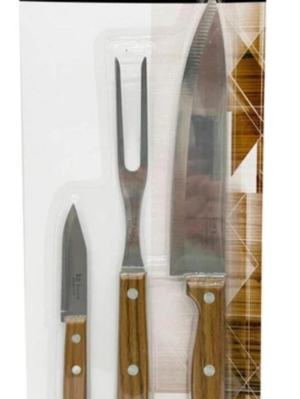 BRAND NEW: CHURRASCO 3PC CARVING SET